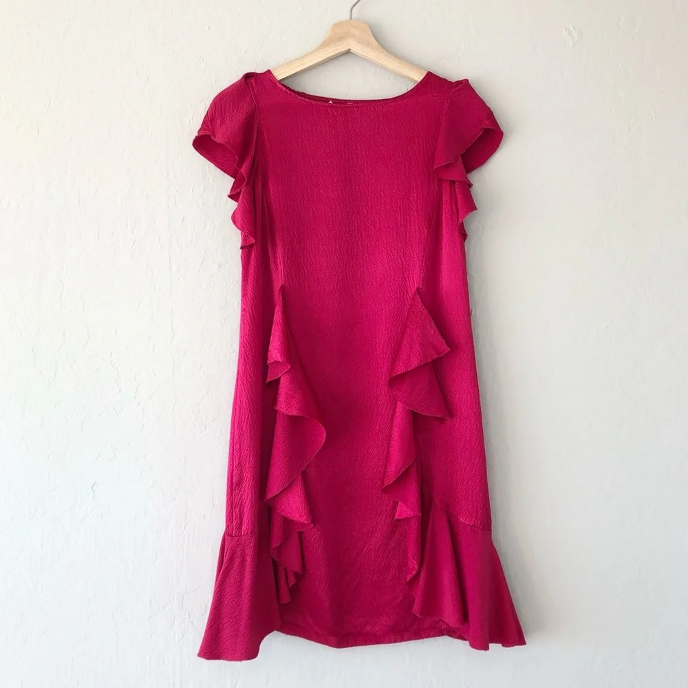Chloe Ruffle Mini Dress - Picture 1 of 7
